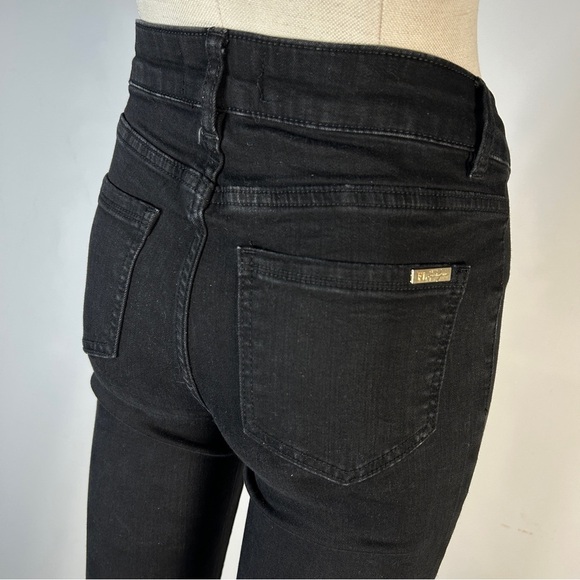 Frank Lyman Design Black High-Rise Jeans with Gold Accents XS - Picture 3 of 9